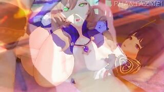 Genshin Impact hentai SFM compilation featuring Lisa, Eula, and more in steamy scenes