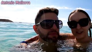 A blonde babe was picked up on the beach for a hard sex session