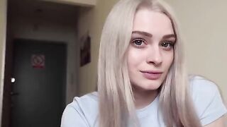 A cute blonde babe gets fucked in her ass by a horny guy