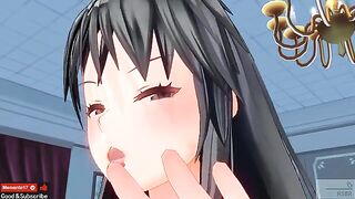 ASMR Ear Licking with Japanese Hentai Anime without Censorship