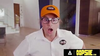 Jewelz Blu seduces tech nerds to fix her TV with a steamy twist