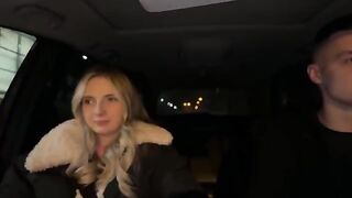 A cute young girl couldn't pay the fake taxi fare