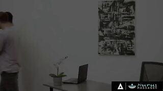 Two college guys fucked by big-titted BBW Natasha Nice
