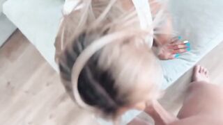 The best blowjob and creampie action with LittleBuffBabe, damn!