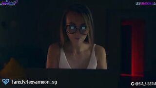 A scary and hot Halloween story comes to life in this exclusive Lesya Moon video