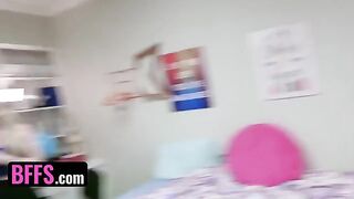 Two roommates fuck two college girls Jessica Rex and Paige Owens