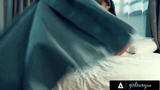 Nuns Alina Lopez and Kendra Spade engaged in passionate lesbian sex, then prayed for forgiveness