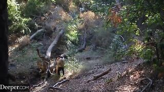 Avery & Jane get fucked by two guys in an intense threesome