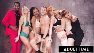 An Insane Christmas Group Sex Party with Lauren Phillips and Friends