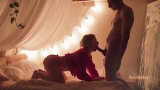 A couple enjoys intimate, passionate sex with a strong finish, reminiscent of Homemade’s raw, authentic style