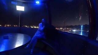 A couple has a romantic date in the park, ending with a bang