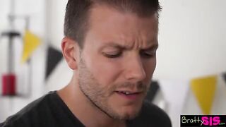 The guy fucked Molly Little so hard, the little one screamed until finished