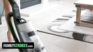 Karmen Santana enjoys getting her big ass banged by pervert stepbro