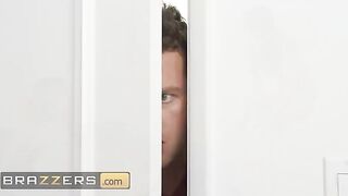 Coco Lovelock squirts while giving a blowjob to her stepbrother in this steamy scene