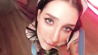 A beautiful girl was playing video games with her stepbrother. The girl kept losing, so she decided to seduce him and win the game