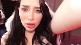 A beautiful girl was playing video games with her stepbrother. The girl kept losing, so she decided to seduce him and win the game