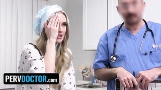 Religious teen Emma Starletto gets creampied by the pervdoctor