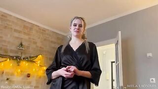 Pervert stepson seduced his stepmom to fuck with him