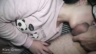 A man fucks his girlfriend and cum twice on her face