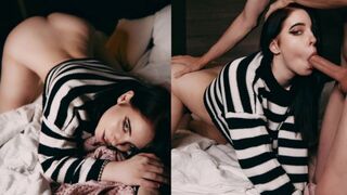 The beautiful MollyRedWolf has an intense sex with a guy, enjoying every moment