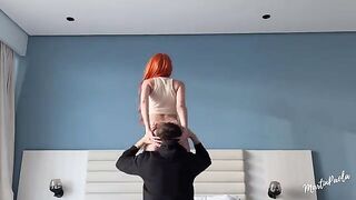 He passionately fucked his girlfriend with his big cock