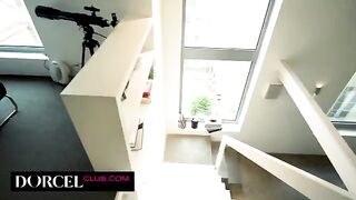 A sexy morning with the stunning Clea Gaultier, full of passion