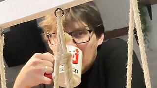 Jenny wanted to get laid and she got fucked by Jim in ass, cum inside