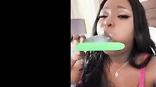 Barbie Crystal replaces all the toys with a man’s cock in a steamy scene