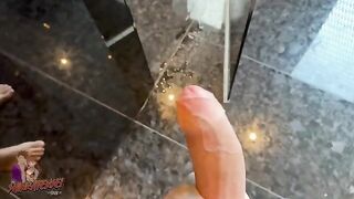 I spot an Austrian girl in the shower and I jerk off, it's a spy thrill