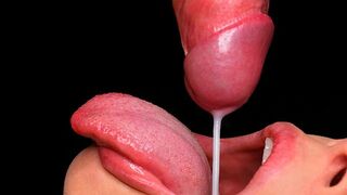 The best blowjob with milk and sperm, an incredible sensation!