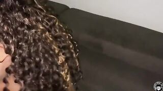 Mone Divine, the legendary ebony pornstar, strips Lil D naked in part 1