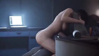 Ada Wong gets caught and fucked hard in 3D animation