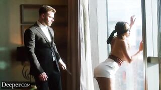 Deeper. Curvy Kazumi is dominated, gagged & spanked hard, showcasing kinky intensity