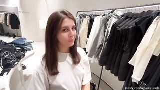 I cheated on my boyfriend in the fitting room, just like a risky shop escapade