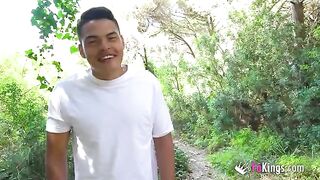 Korin, the busty Spanish mom, seeks passionate outdoor encounters with strangers