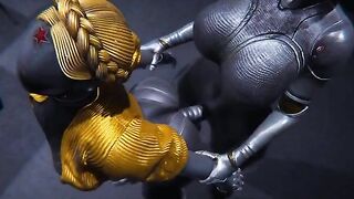 Futanari Atomic Hearth Ballerinas scene, a wild ride with robots and passion!