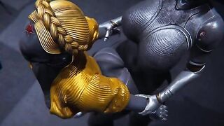 Futanari Atomic Hearth Ballerinas scene, a wild ride with robots and passion!