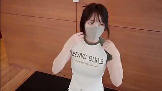 Short collection series - New year sex VLOG - Preview, featuring a stunning Chinese model who seduces with her charm