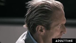 Professor fucks his student Vanessa Vega hard on his desk until he cums on her face