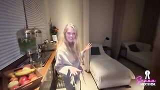 The hot girl is giving a happy ending massage to her boyfriend in BS AS