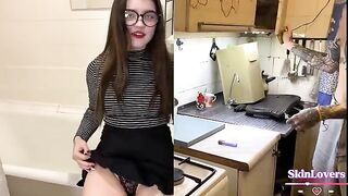 A tutor lifted the mood of a student with hard sex