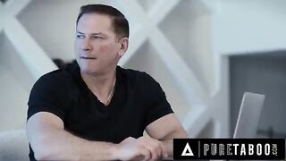 Steaming-hot stepdaughter Hazel Moore getting fucked by her perv daddy