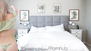Blonde babe gets banged on St. Patrick's Day by Passion-HD