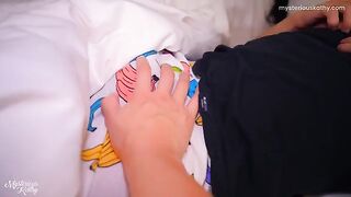 The stepdaughter has a sexual dream and gets fucked by her stepdad