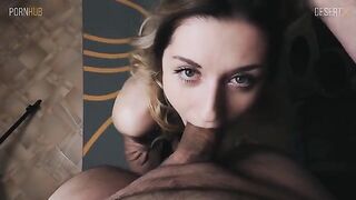 A sexy petite blonde gets her pussy filled with cum in 4K