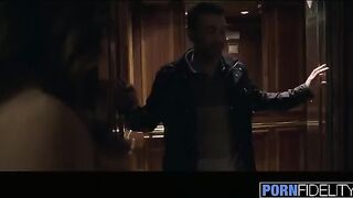 Naughty woman Christiana Cinn fucks with a man in the hotel