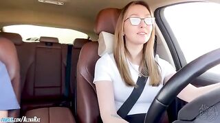 The guy cruised with his stepmom after taking driving lessons