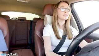 The guy cruised with his stepmom after taking driving lessons