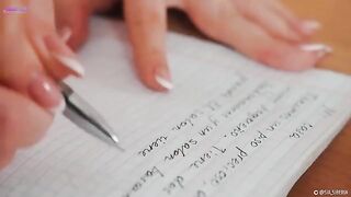A Spanish lesson turns into a wet and wild session with a squirt