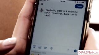 Kendra Spade gets her pussy and ass pounded by Isiah Maxwell's huge dick in intense interracial action
